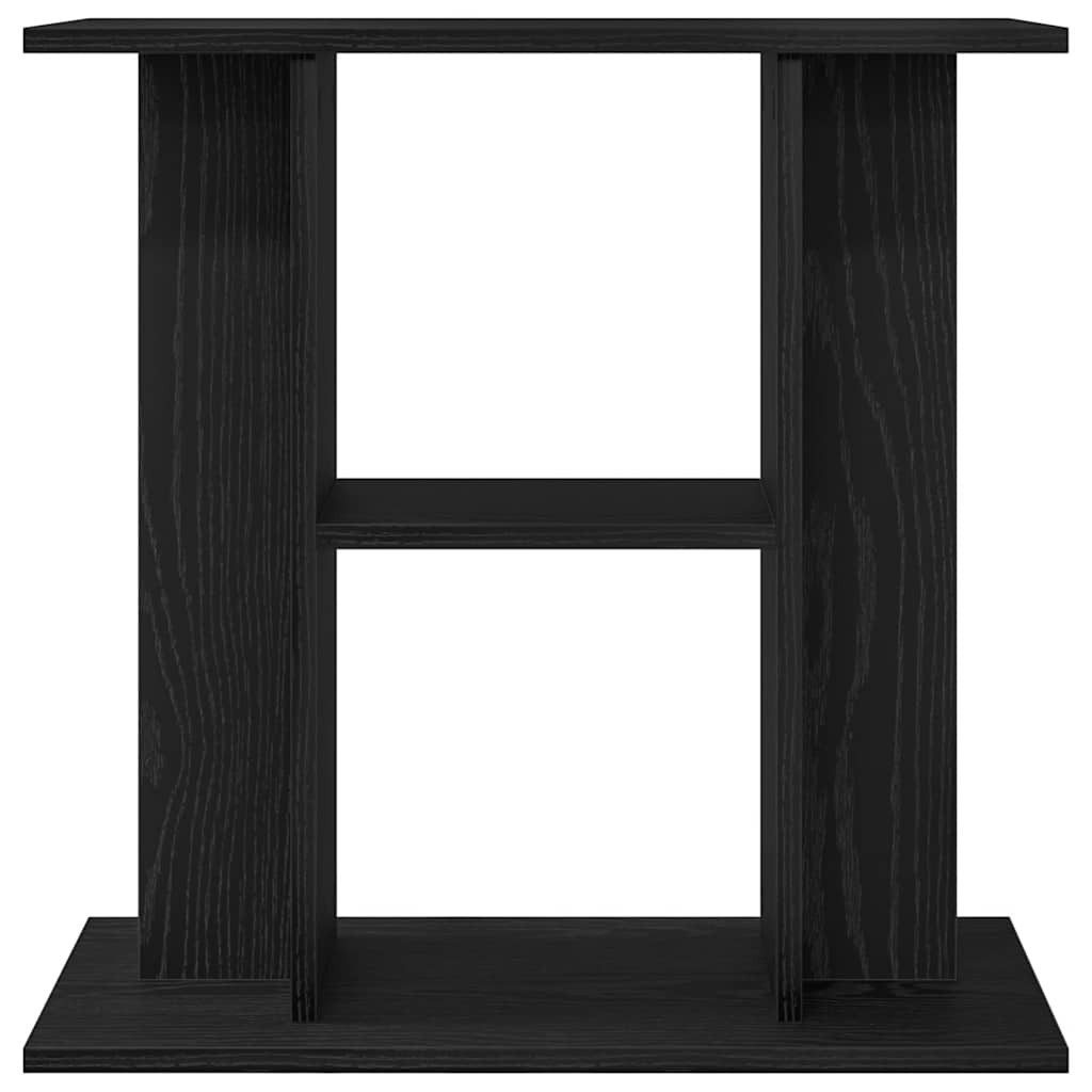 vidaXL Aquariumunterschrank Aquariumständer Schwarze Eiche 60 x 30 x 60 cm Holzwerkstoff – Bild 4 von 5