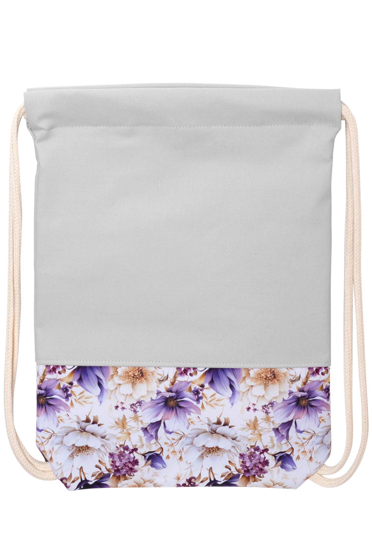 Manufaktur13 Turnbeutel Floral Sports Bag - Sportbeutel, Gymbag, mit Blumenmuster