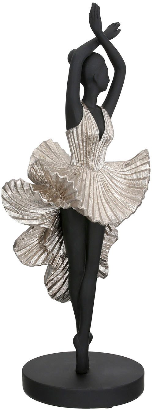 GILDE Dekofigur Skulptur Ballerina Ballet schwarz H. 44 cm (1 St)