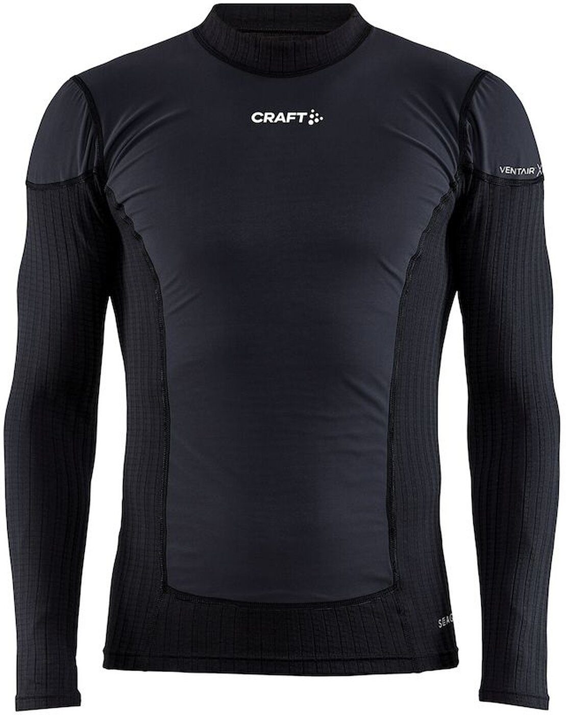 X Black/Granite Extreme M Craft Unterhemd Active LS Wind