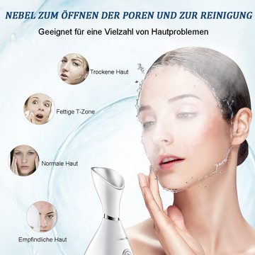 Haiaveng Gesichtsbürstenaufsatz Gesichtsdampfer für Gesichts-Tiefenreinigung