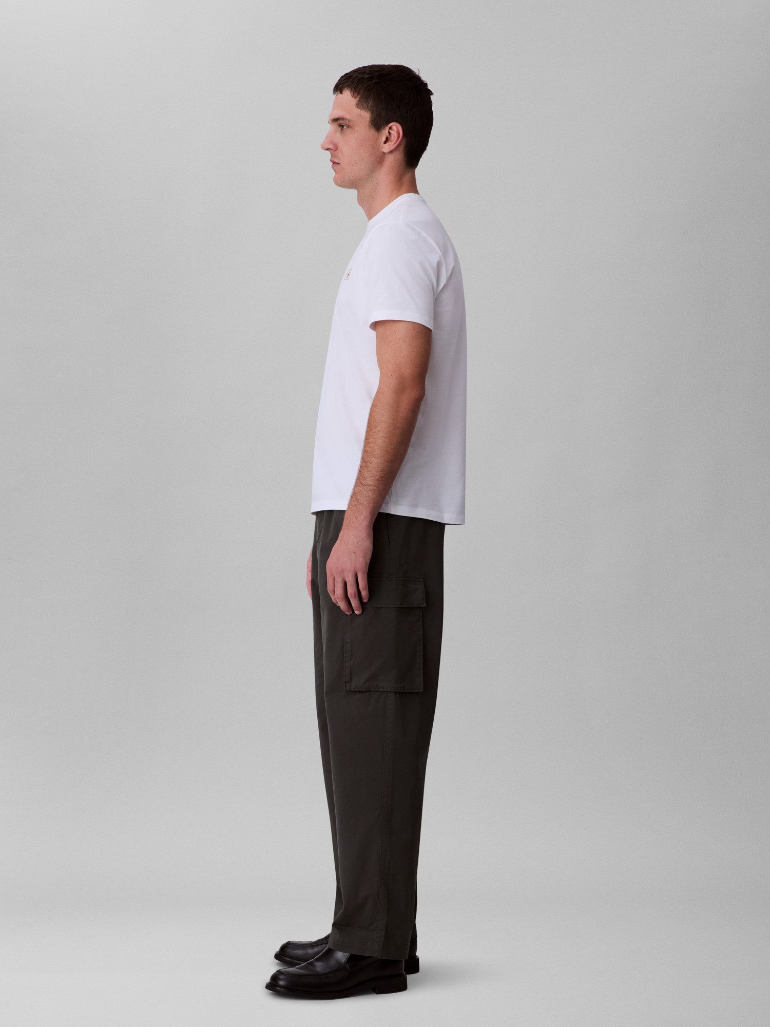 Calvin Klein Jeans Cargohose CO PULL ON STRAIGHT CARGO PANT in Unifarbe