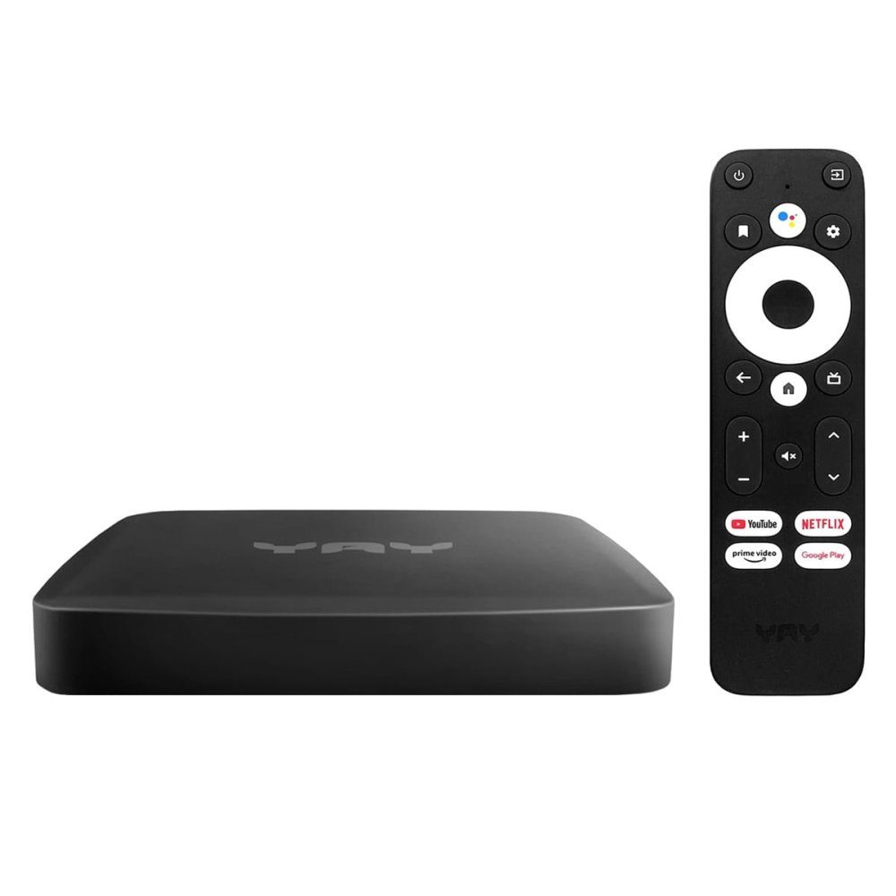 Streaming-Box YAY GO IP-Receiver 4K UHD, Android 10, Dual-WiFi, LAN