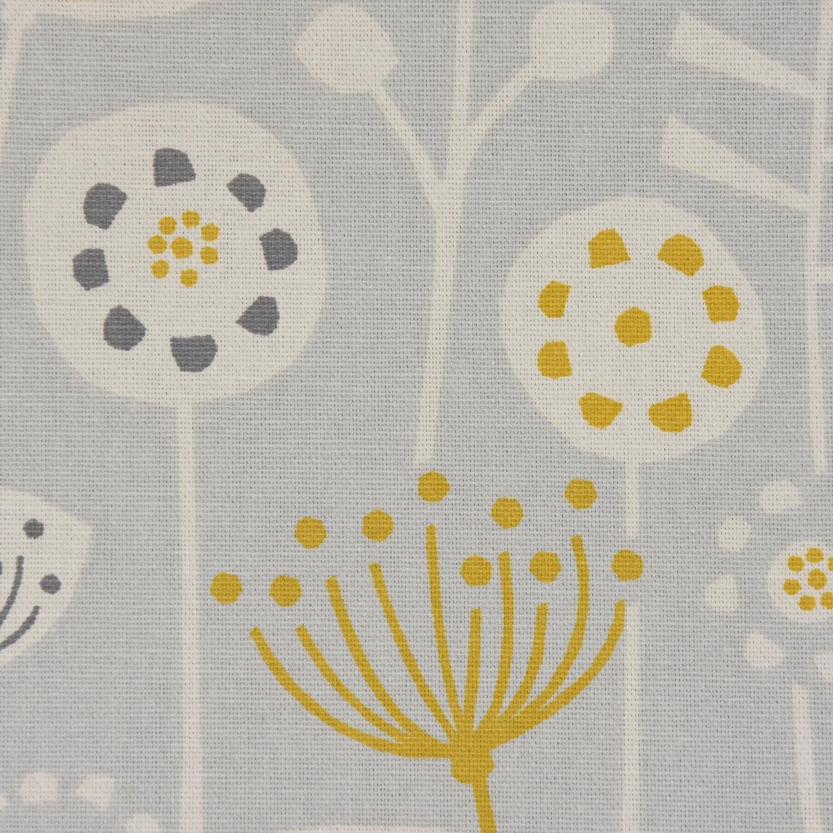 SCHÖNER LEBEN. Tischdecke SCHÖNER LEBEN. abstrakt handmade grau, Halbpanama Fryett`s Tischdecke Blumen