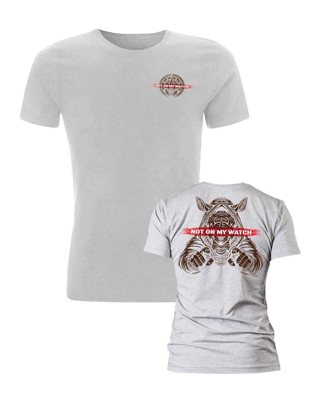 UF PRO T-Shirt Not on my Watch Tee Jet Grey