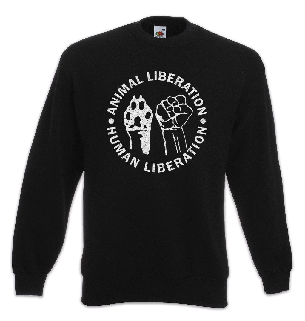 Sweatshirt Animal Liberation Sweatshirt Vegan Vegetarier Veganer Speziesismus