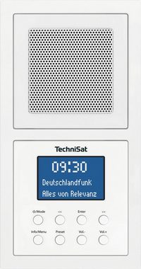 TechniSat DIGITRADIO UP 1 Digitalradio (DAB) (Digitalradio (DAB), UKW mit RDS, 2 W, Unterputzradio)