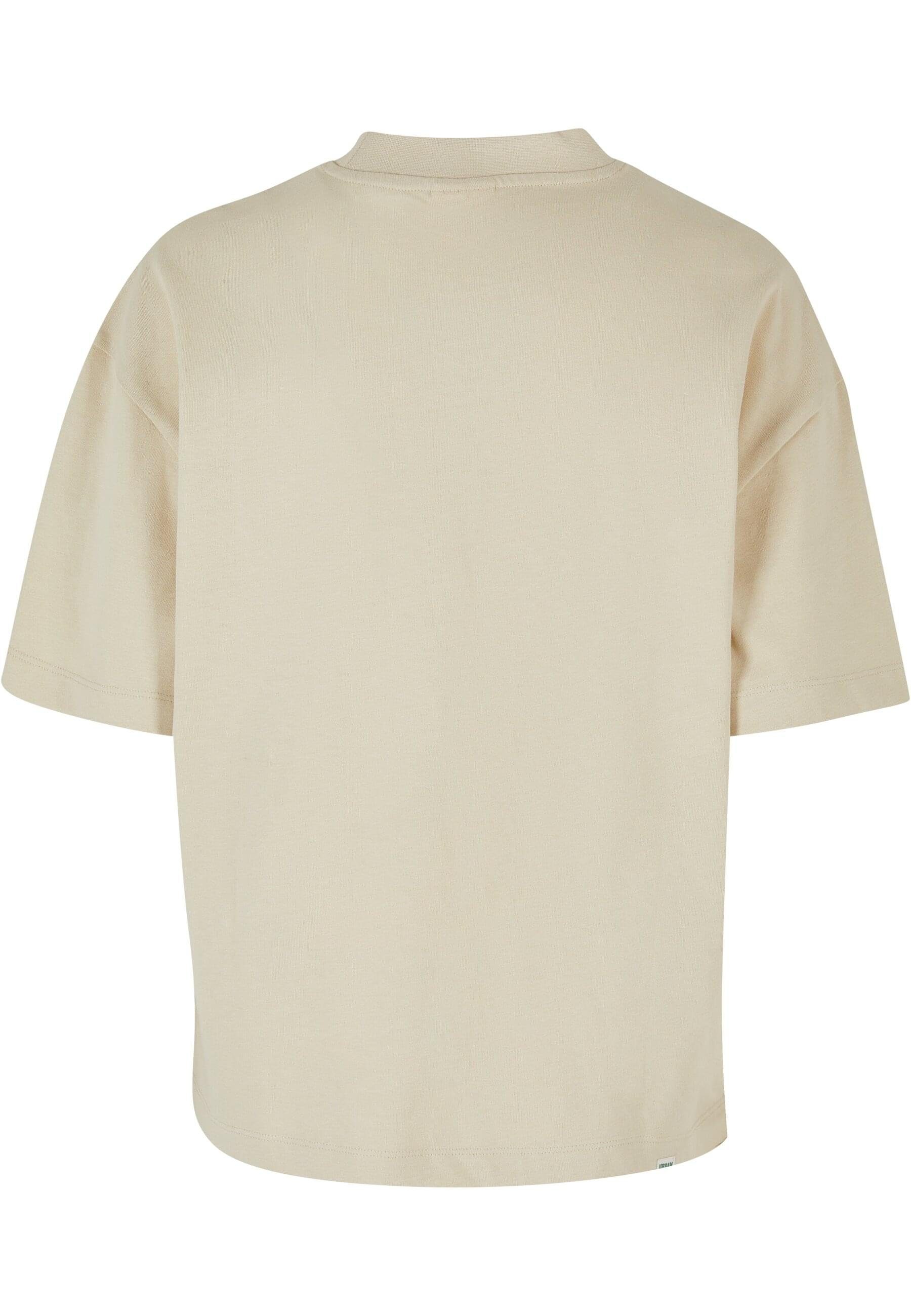 URBAN CLASSICS Kurzarmshirt "Urban Classics Damen Ladies Organic Heavy Slit günstig online kaufen