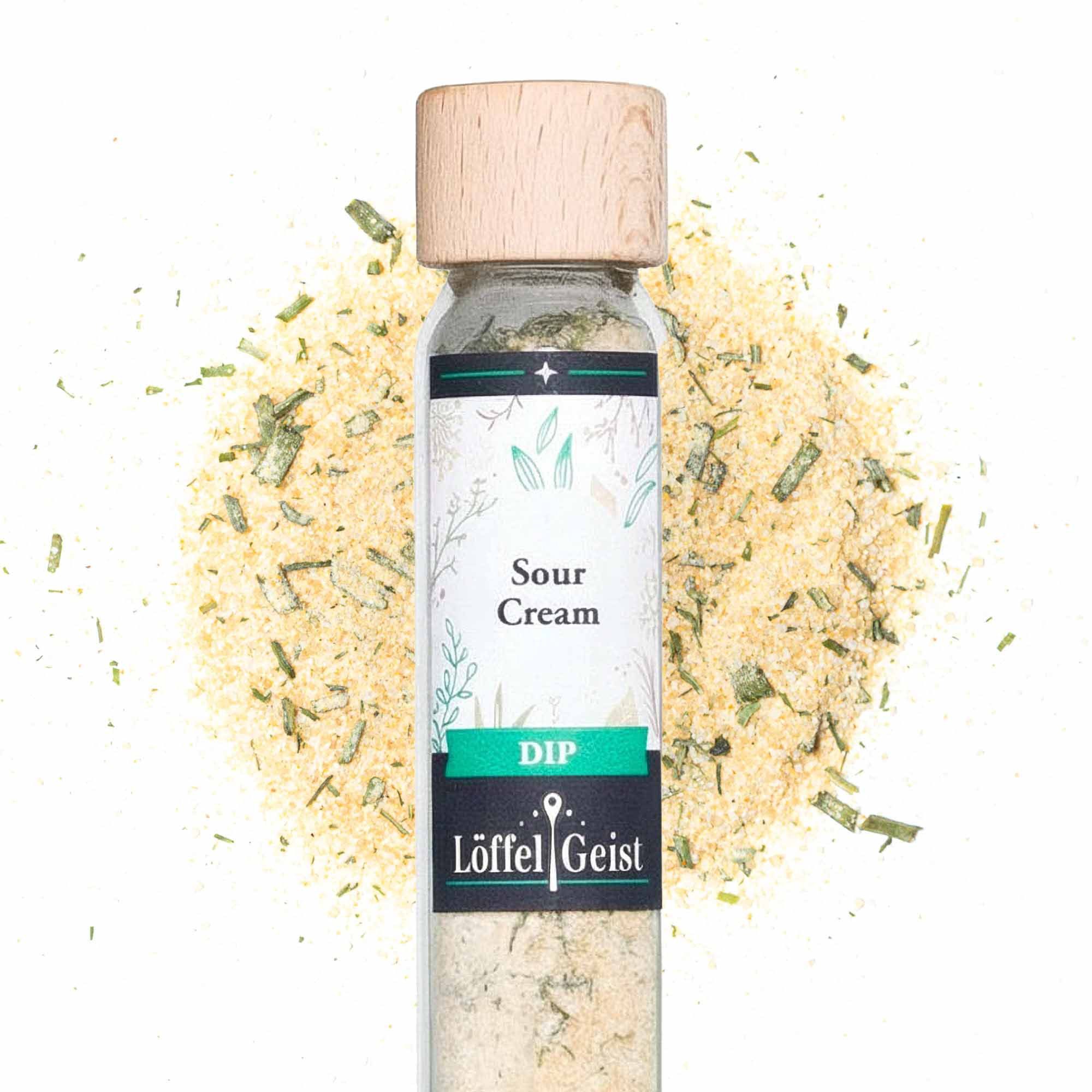 Löffelgeist Gewürz Sour Cream Dip(43g im praktischen Dosierglas)