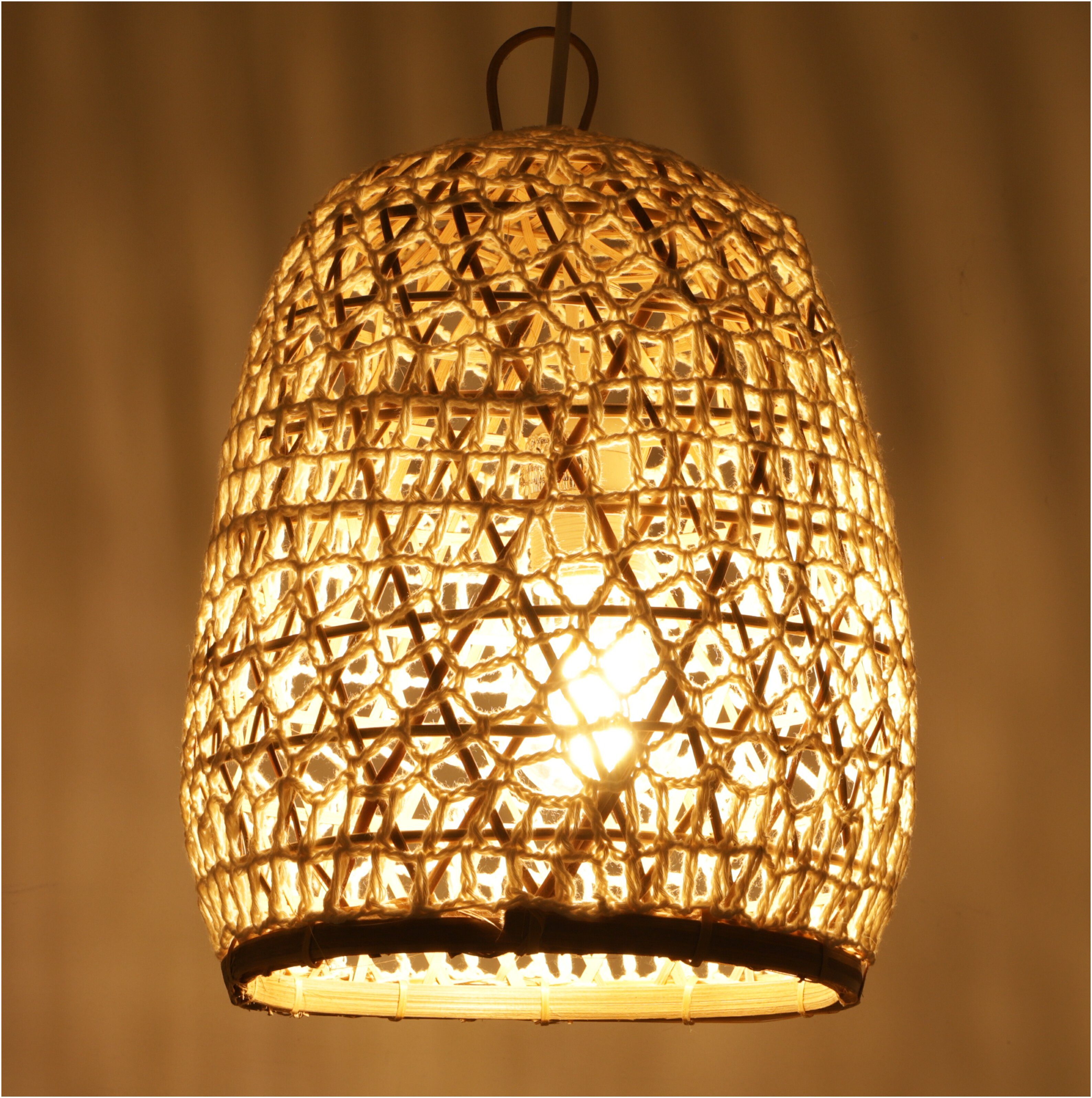 handgemacht Modell Deckenlampe, Bali Leuchtmittel nicht aus.., inklusive in Guru-Shop S Hermana Deckenleuchten