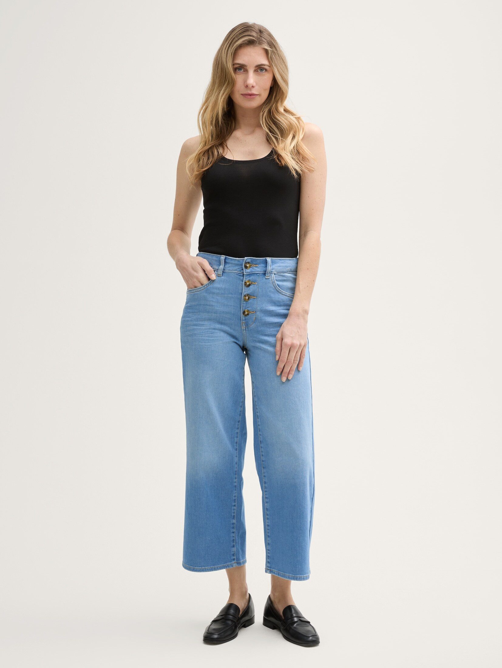 TOM TAILOR 7/8-Jeans Jeanshosen TTNELMA CULOTTE Jeans günstig online kaufen