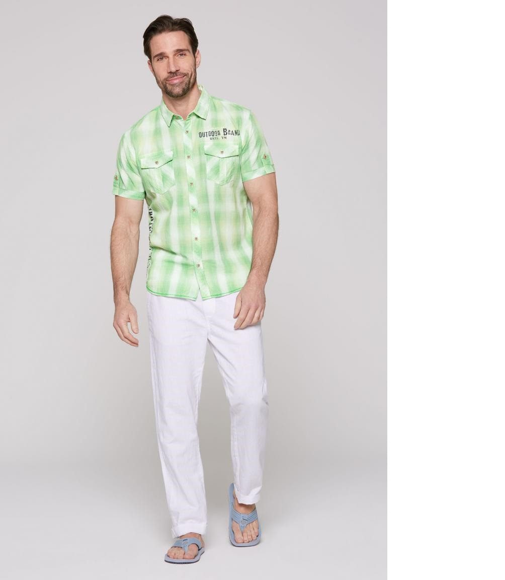 CAMP DAVID Karohemd Kurzarm mit Klappentaschen günstig online kaufen