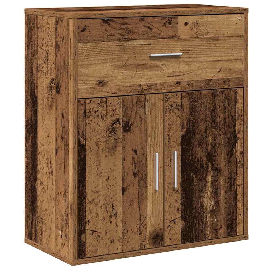 Kommode 60 x 31 x 70 cm Sideboard mit Schubladen mit Regal mit Speicher mit Tü