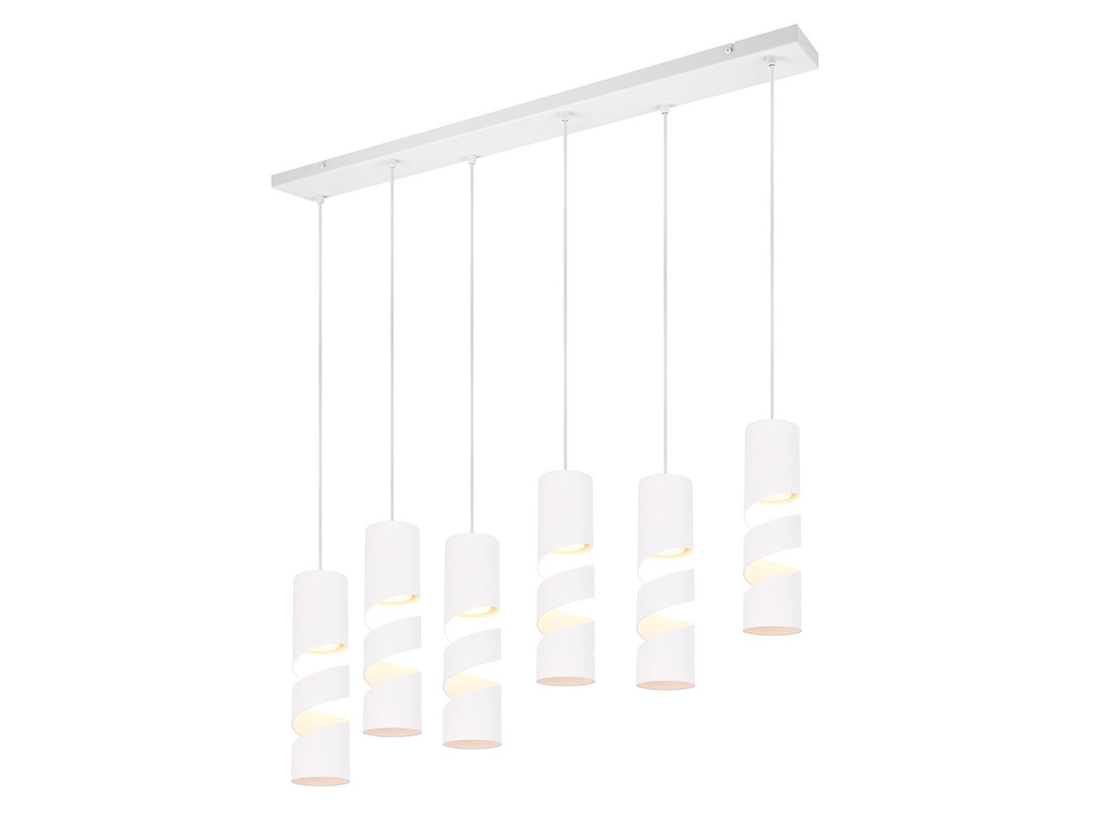 TRIO Leuchten LED Pendelleuchte, Dimmfunktion, LED wechselbar, warmweiß, Mehrflammig-e Esstisch-lampe hängend über Kochinsel, Breite 100cm