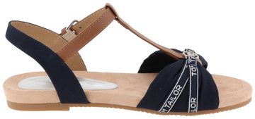 TOM TAILOR Sandalette, Sommerschuh, Sandale, Blockabsatz, mit verstellbarer Schnalle