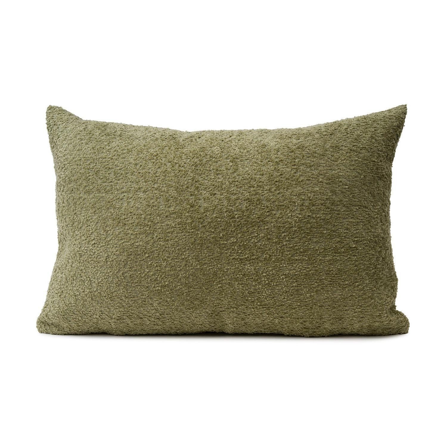 Gözze Kissenhülle CORALI, 40 x 60 cm, Olivgrün, Boucleoptik, (1 Stück), Polyester, mit Reißverschluss