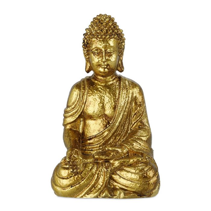 relaxdays Buddhafigur Buddha Figur Garten 40 cm