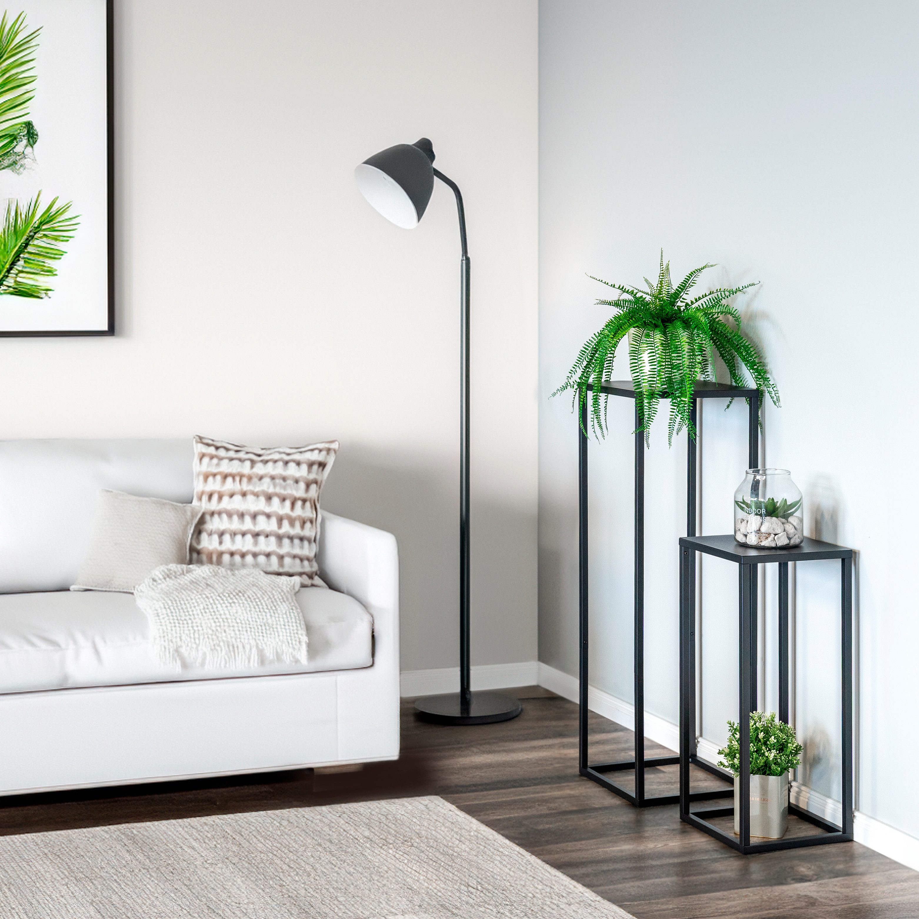 bremermann Blumenhocker Blumenhocker 2er-Set, Metall-Blumensäule, schwarz günstig online kaufen