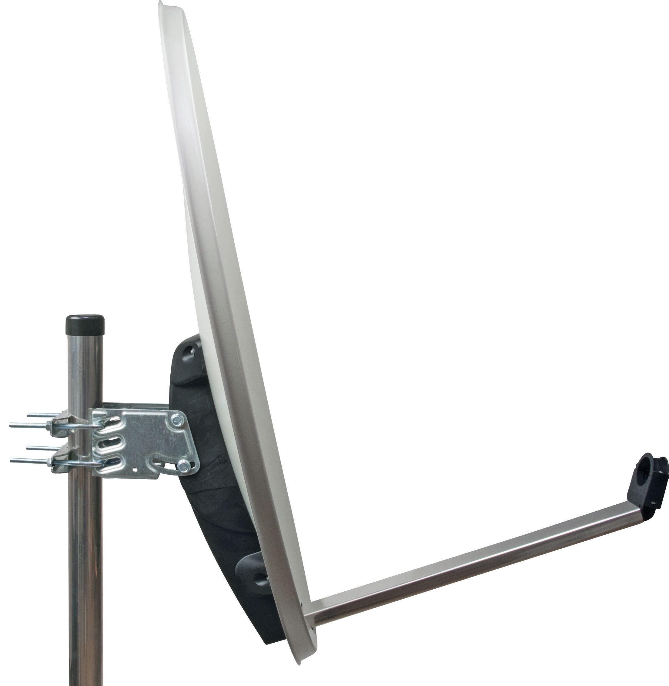 Schwaiger SPI996.0 Sat-Spiegel (75 cm, Stahl, hellgrau)