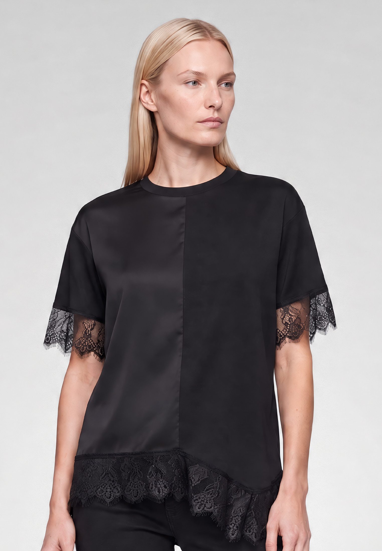 MARC AUREL Shirtbluse mit Spitze