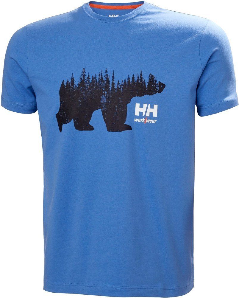 Black/Dark T-Shirt T-Shirt Helly Orange Hansen Logo