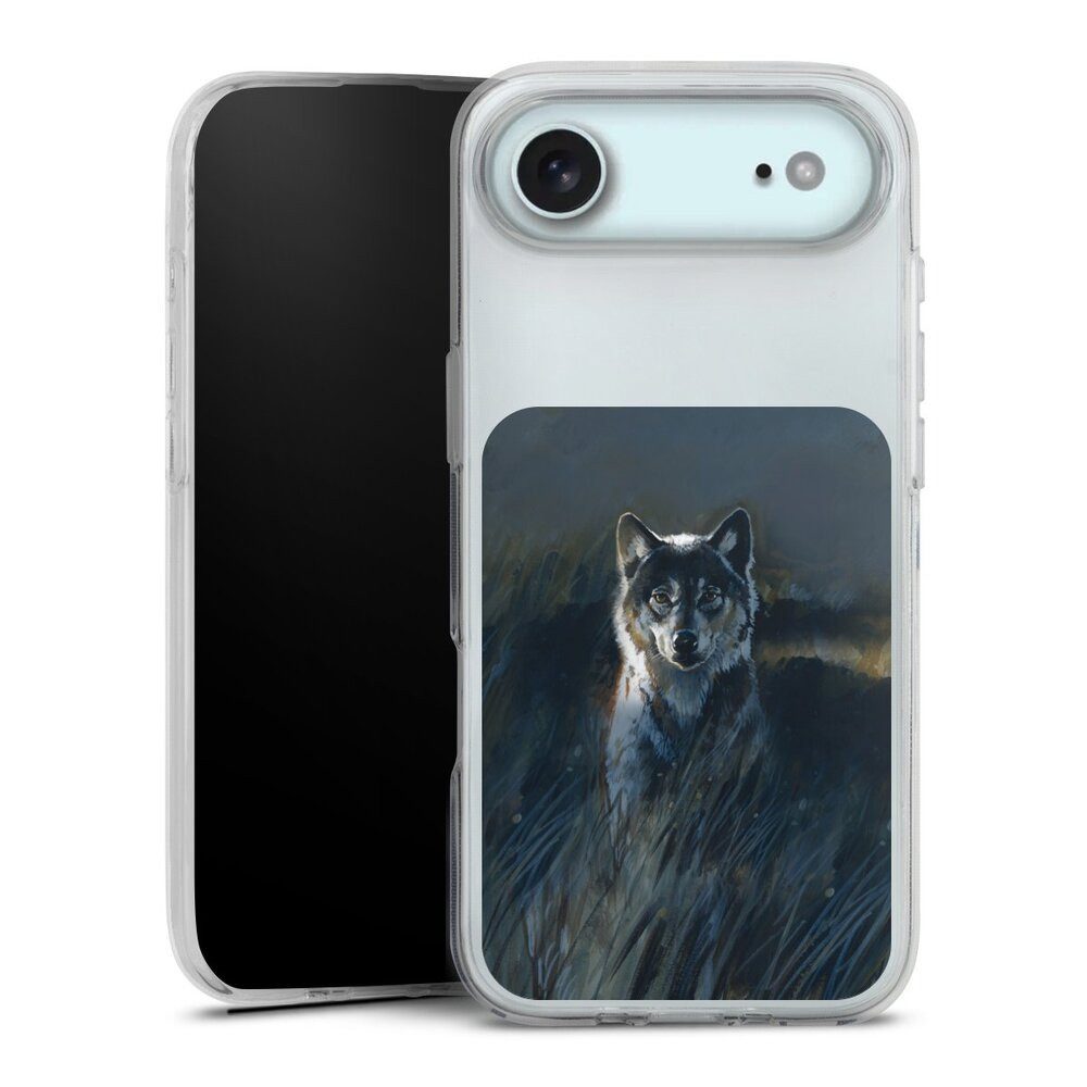 DeinDesign Handyhülle Wolf Natur Malerei Wolf 2, Apple iPhone Air Silikon Hülle Bumper Case Handy Schutzhülle