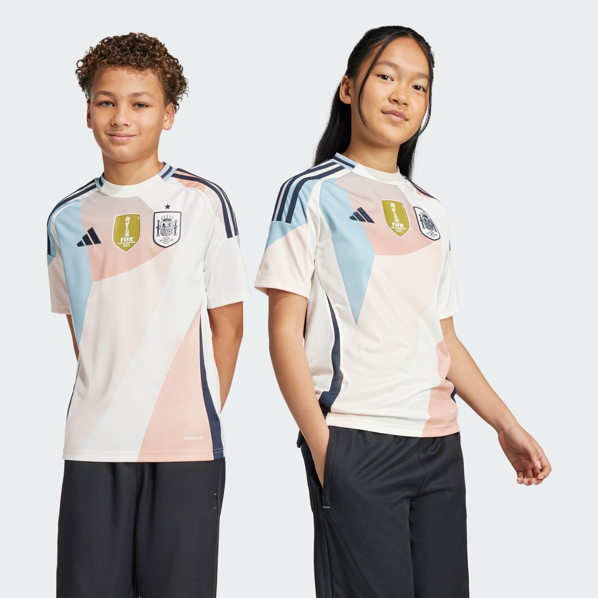 Fußballtrikot SPANIEN 25 FRAUENTEAM KIDS AUSWÄRTSTRIKOT