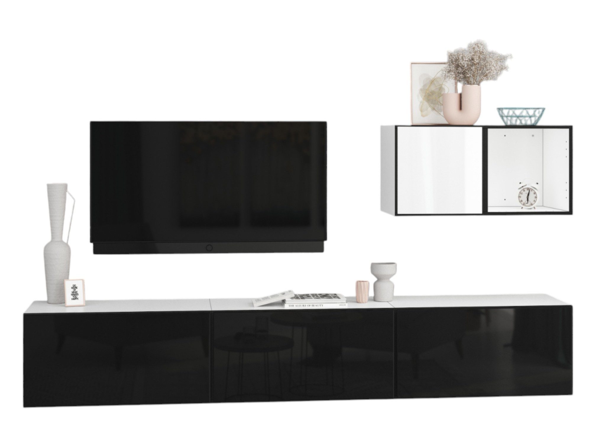 weiß matt / schwarz Hochglanz / weiß Hochglanz M1