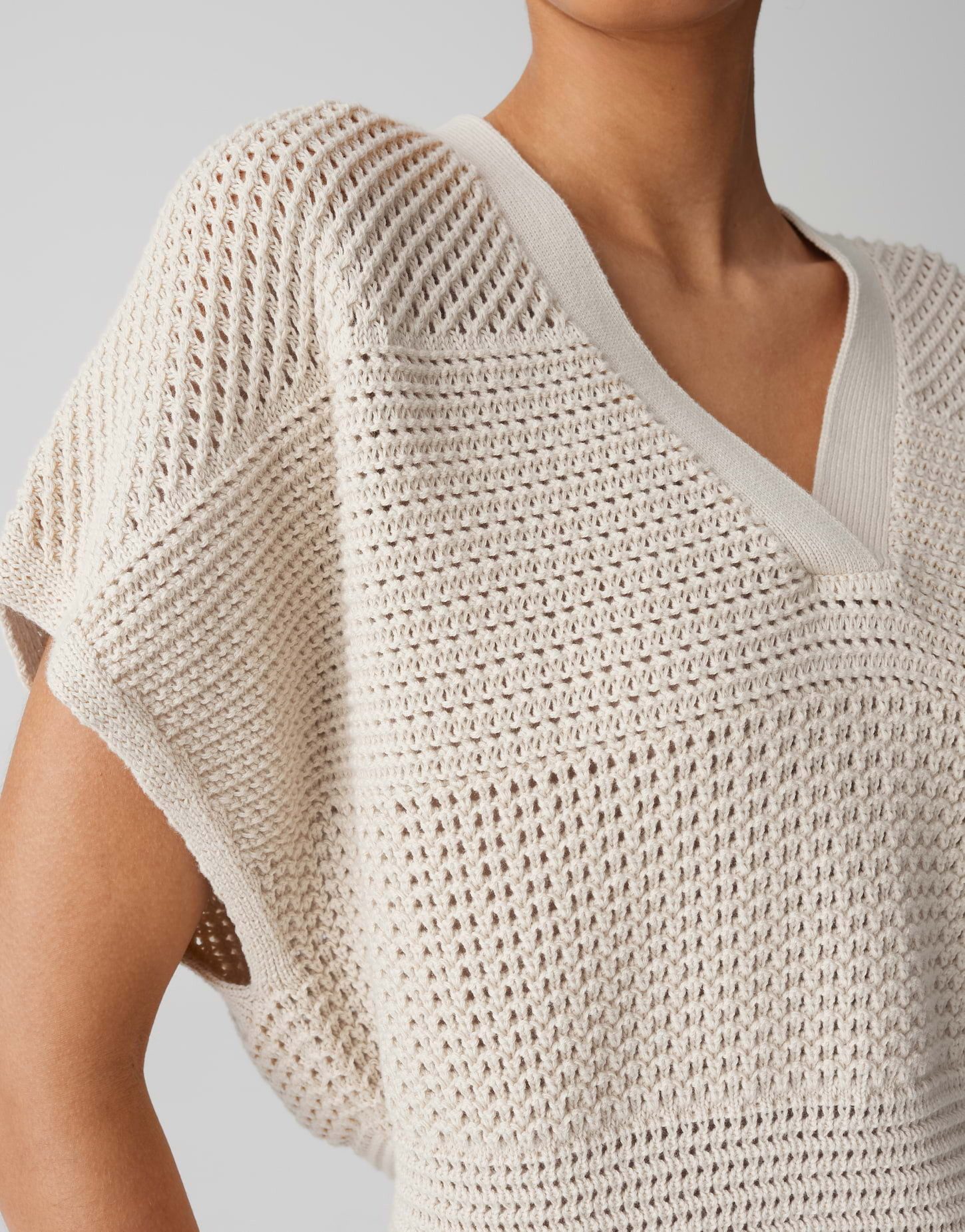 OPUS Strickpullover PEKINA aus nachhaltiger Baumwolle