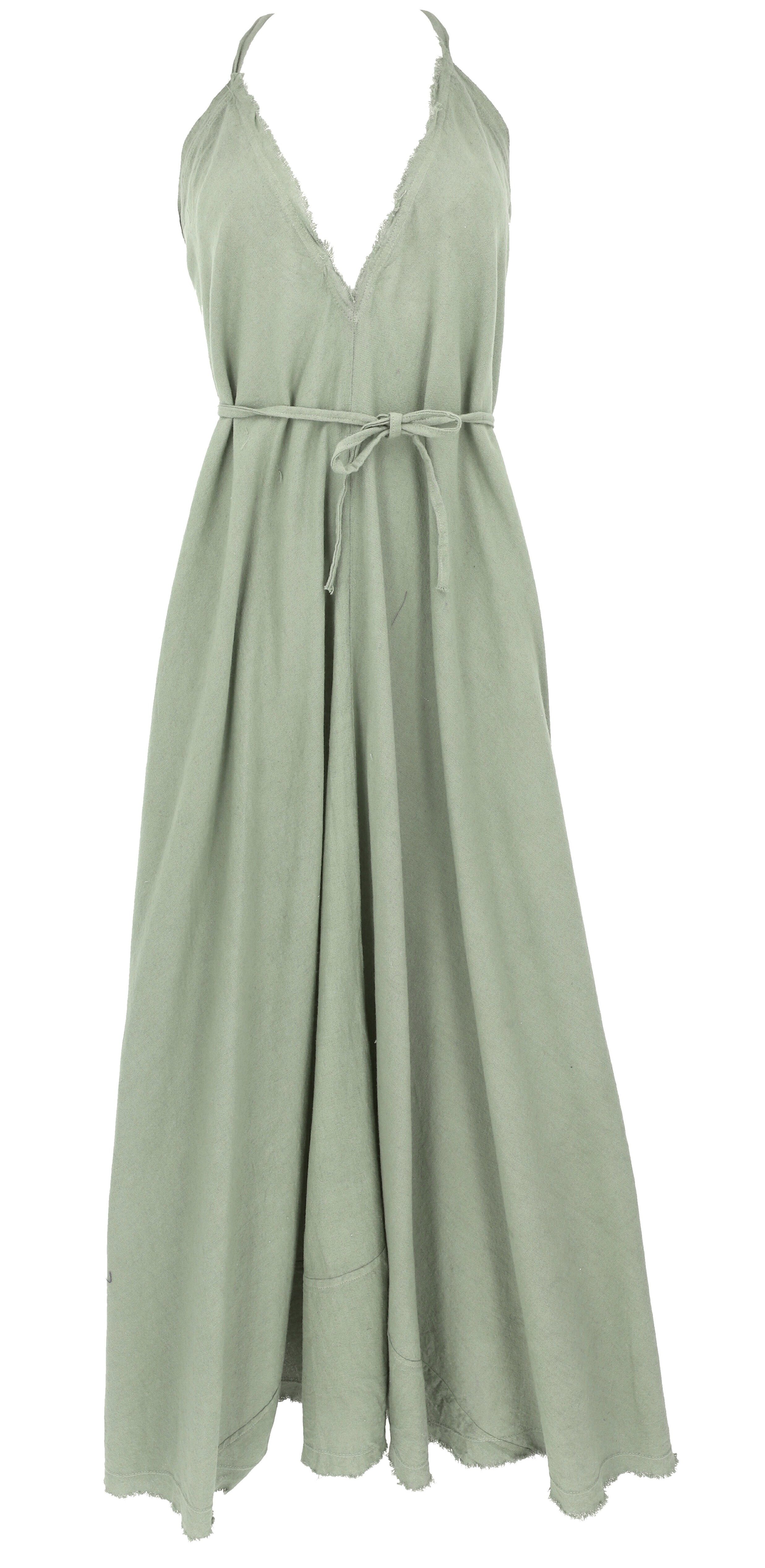 Guru-Shop Midikleid Luftiges Maxikleid, Boho Sommerkleid,.. alternative Bekleidung