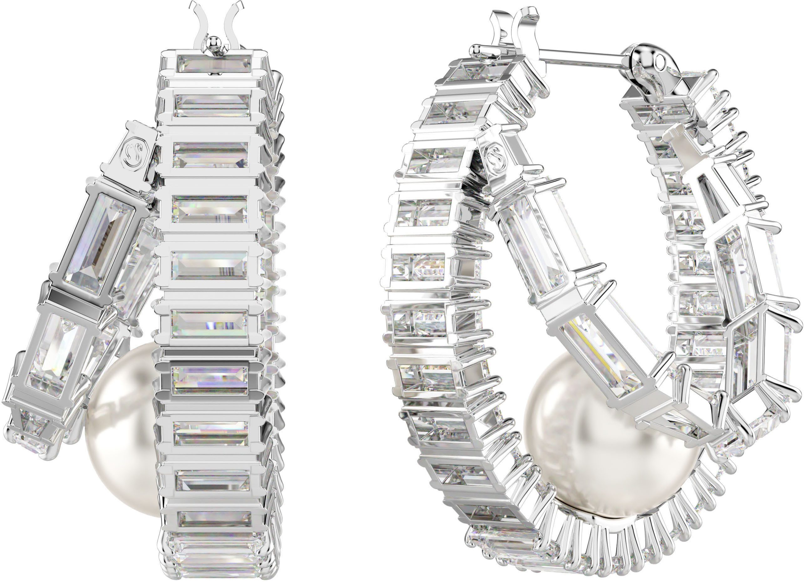 Swarovski Paar Creolen Schmuck Geschenk ... Swarovski Paar Creolen Schmuck Geschenk ...