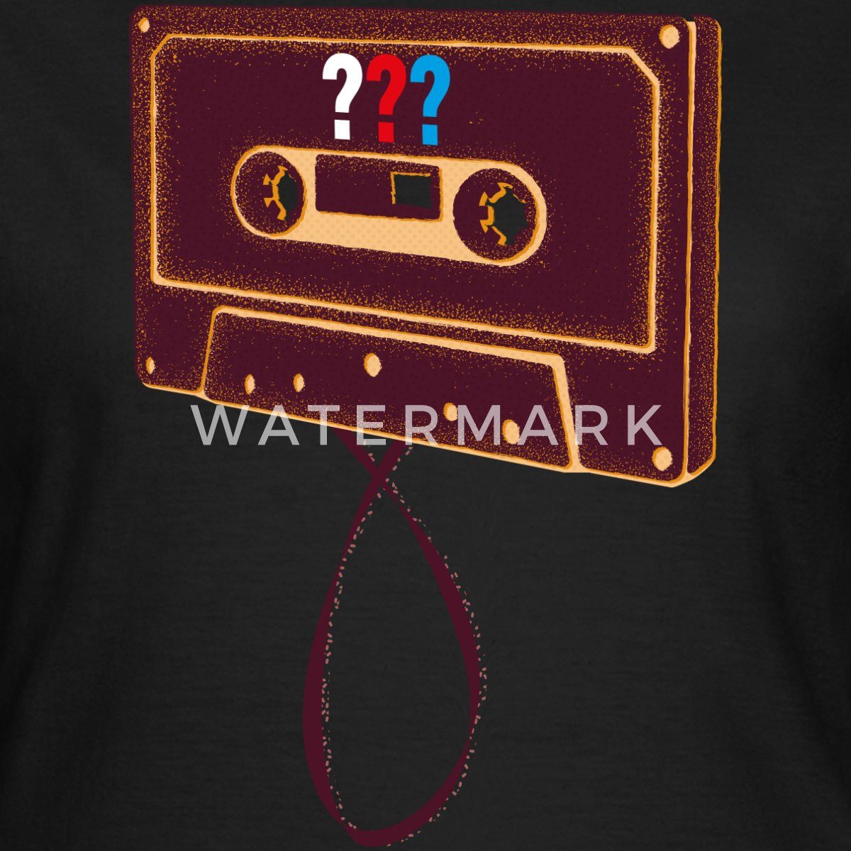 Spreadshirt T-Shirt Die Drei Fragezeichen Kassette Frauen T-Shirt (1-tlg)