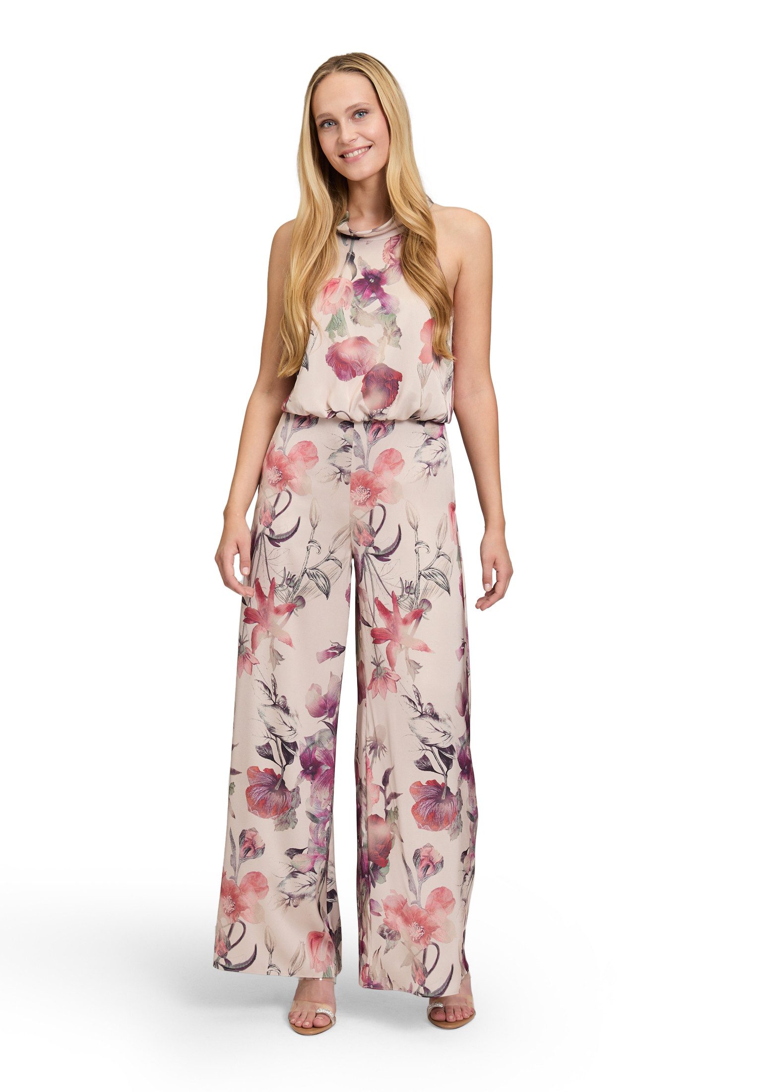 Vera Mont Overall Damen Jumpsuit mit Blumenprint (1-tlg) günstig online kaufen