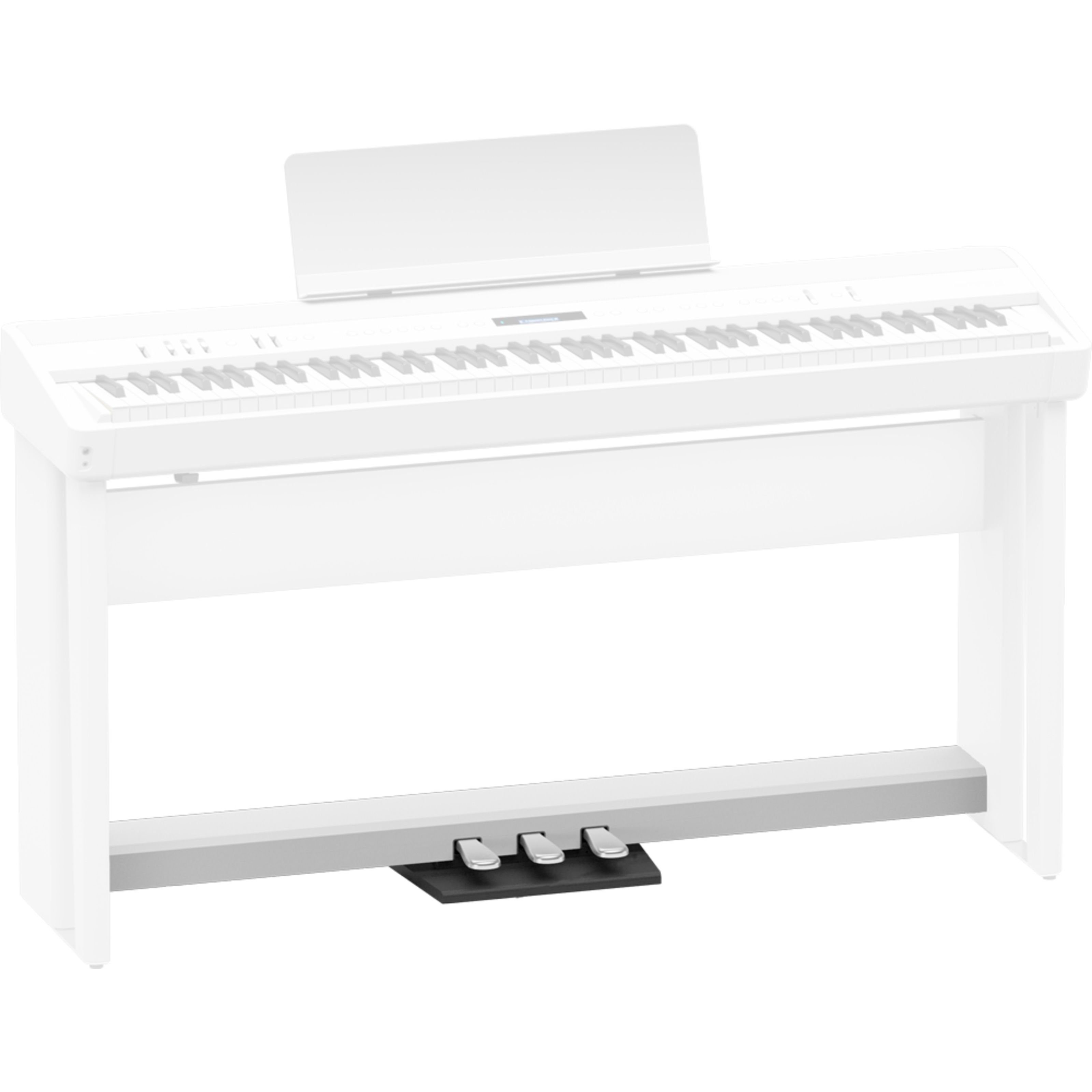 Roland Pianoständer, (KPD-90 WH Pedal für FP-60/90 weiss), KPD-90 WH Pedal für FP-60/90 weiss - Keyboardständer