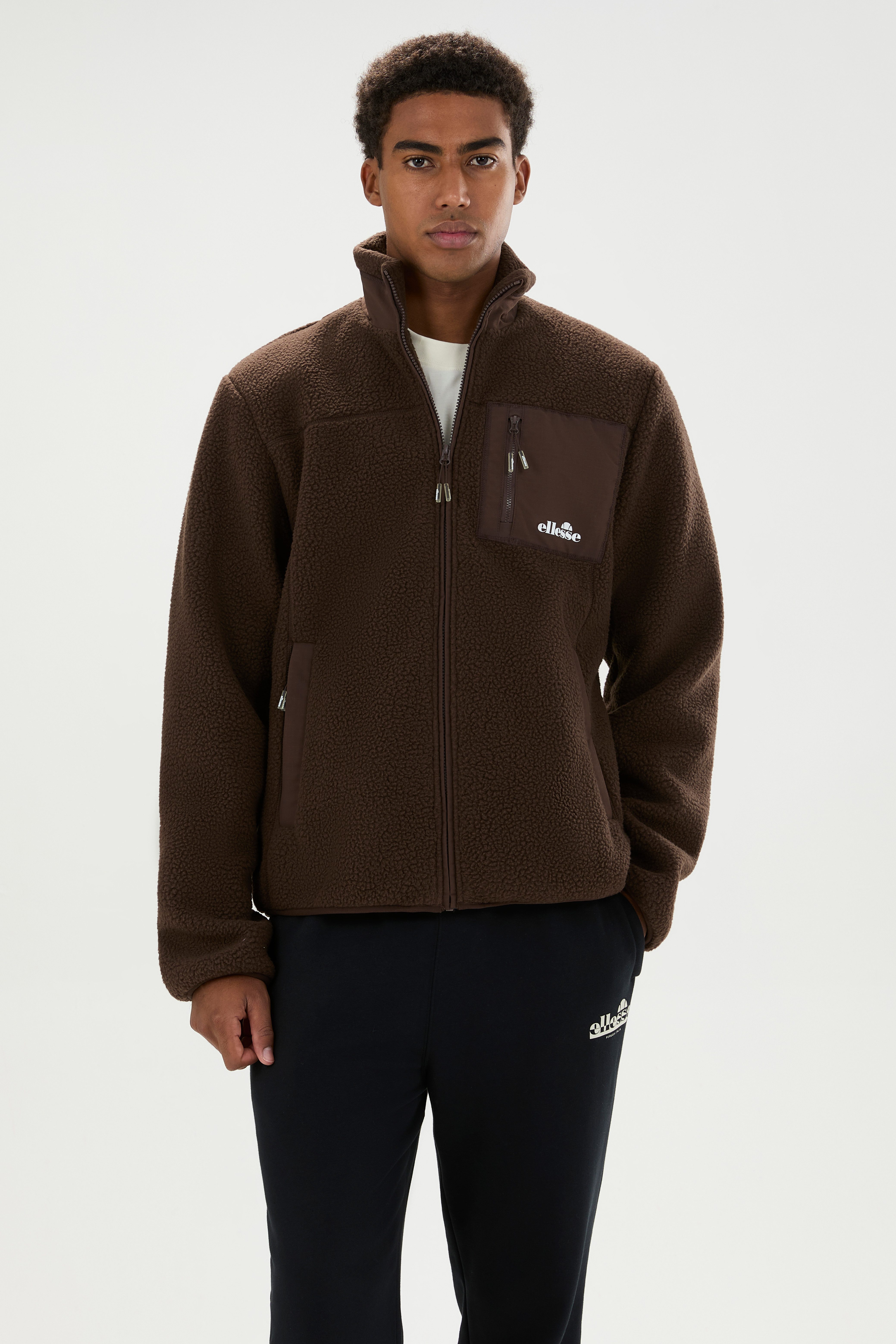 Ellesse Fleecejacke ZERANO 2 FZ JACKET mit Reißverschluss, normale Länge, aus Polyester
