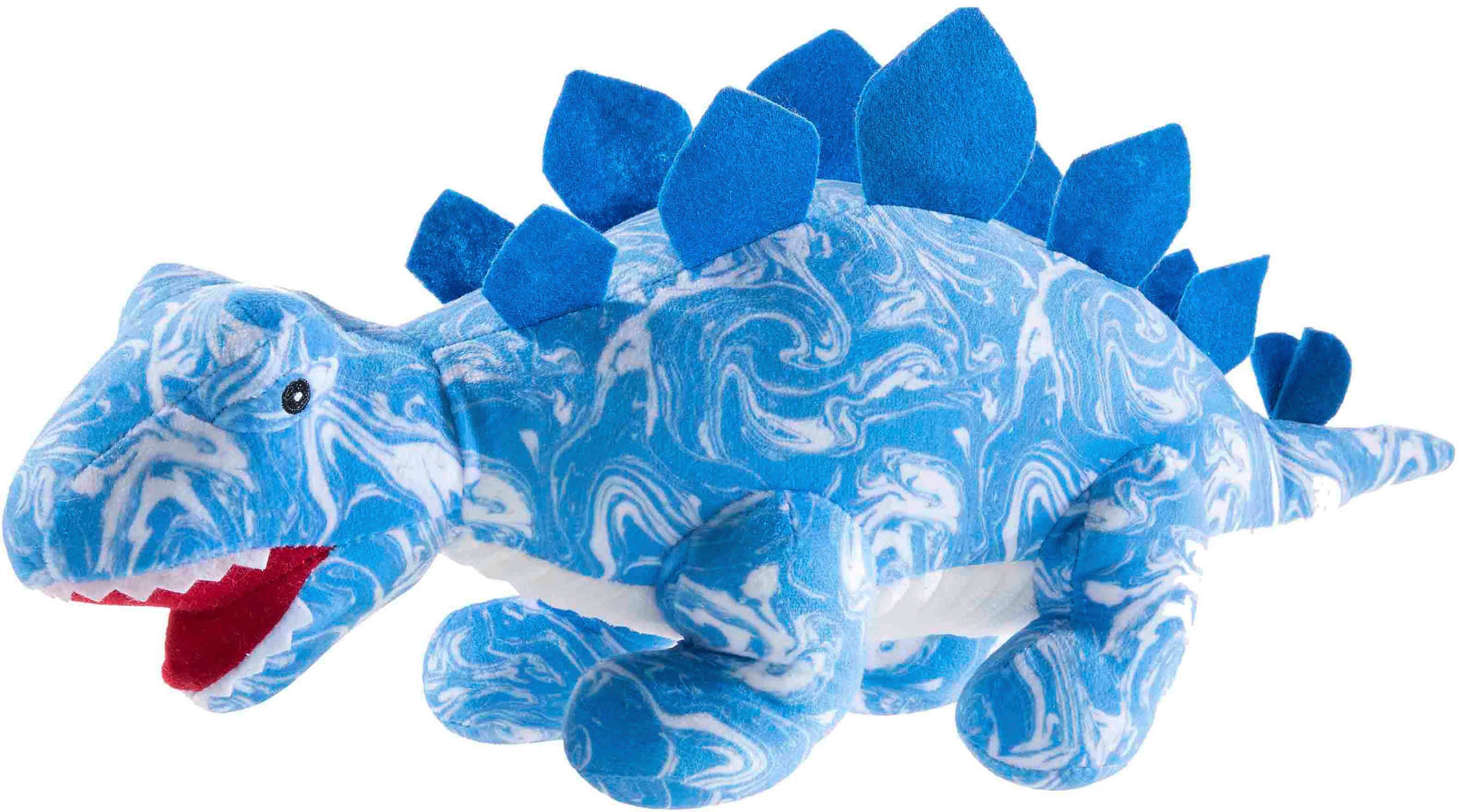 Heunec® Kuscheltier Dino 43cm, blau, enthält Material recyceltes