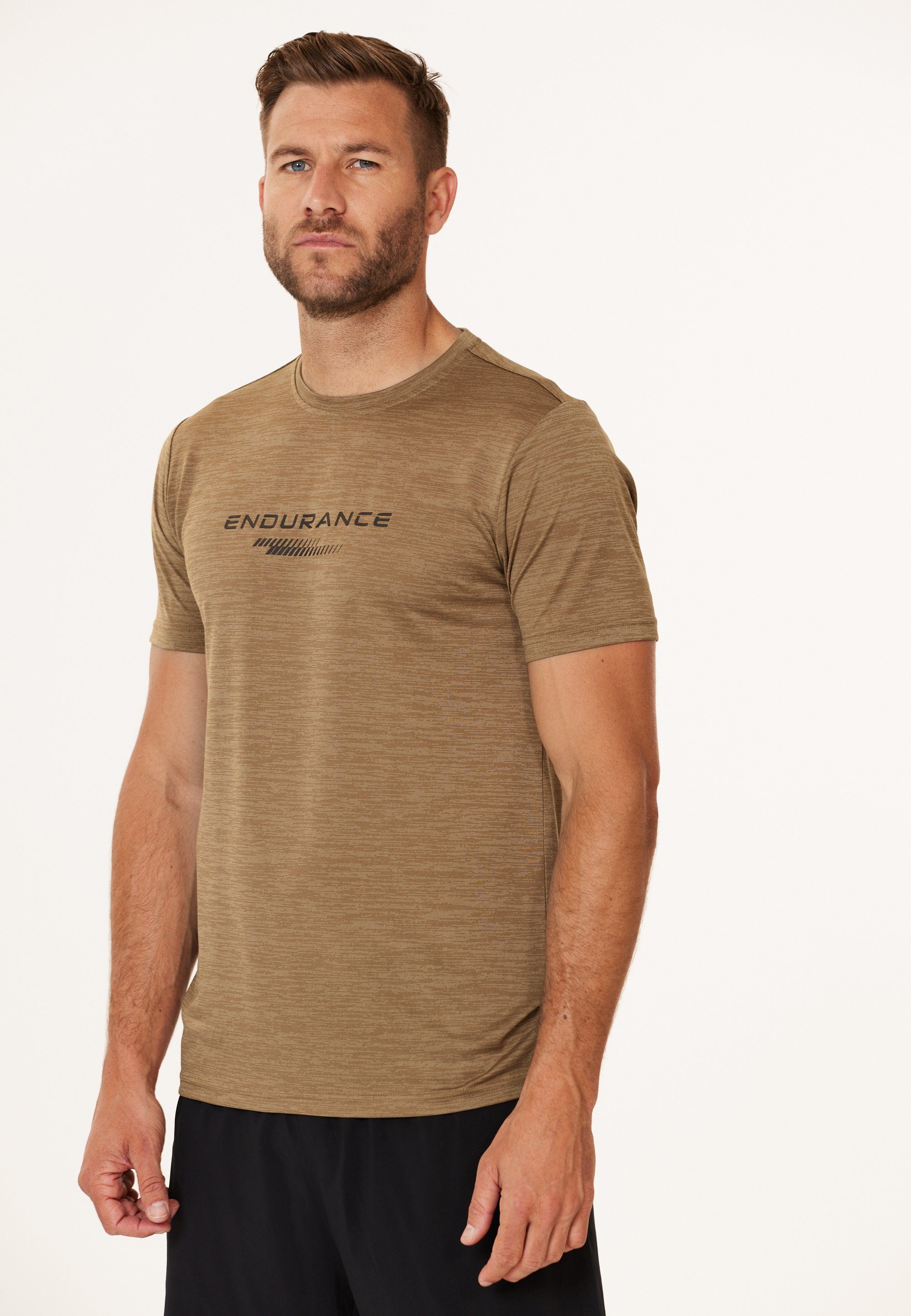 beige PORTOFINO praktischer mit Dry-Technologie ENDURANCE Funktionsshirt Quick (1-tlg)