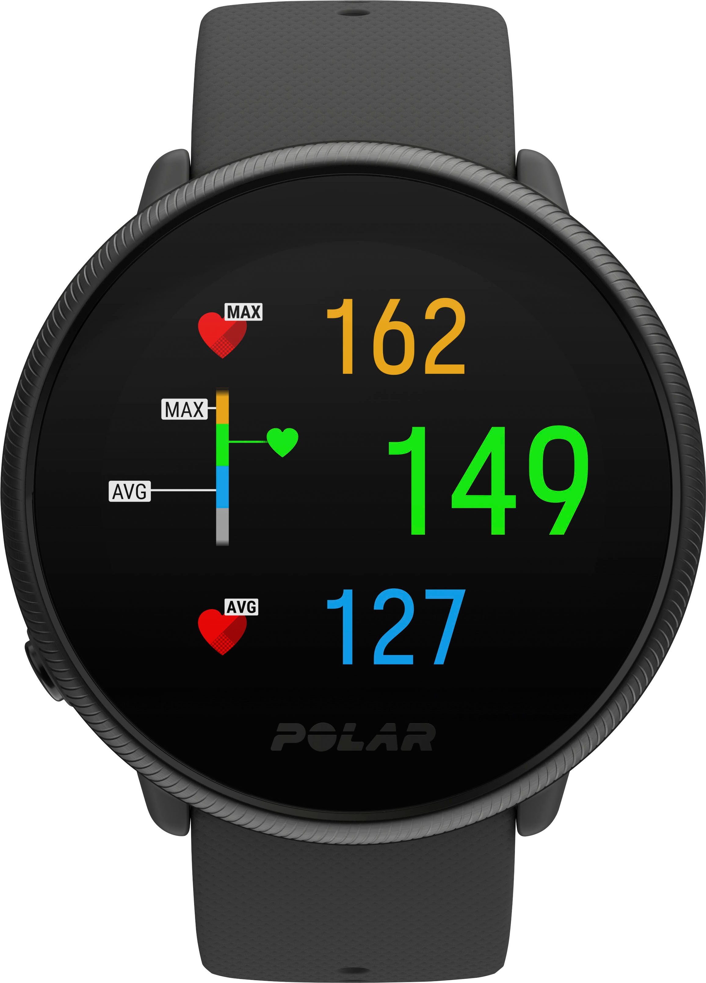 Polar Ignite 2 GPS-Fitnessuhr, Größe S-L Smartwatch (Proprietär)