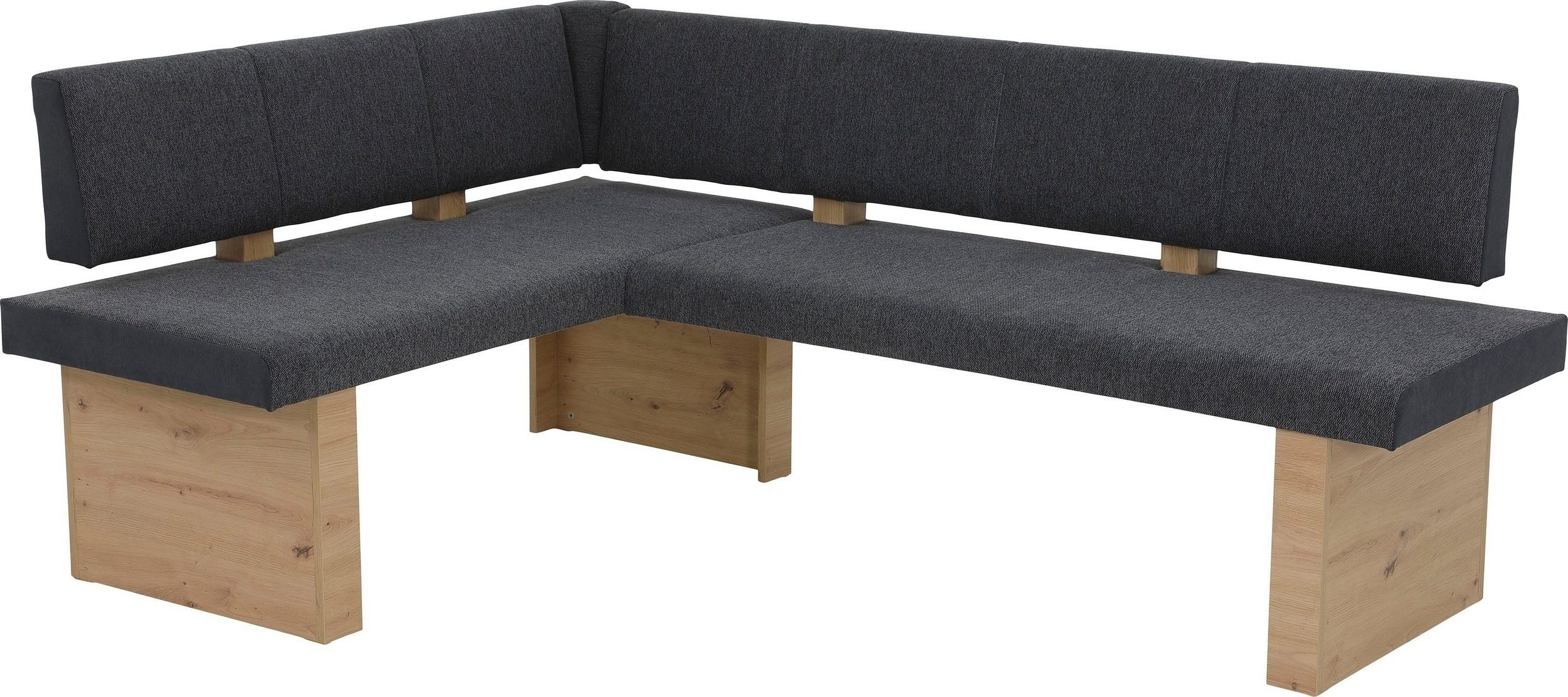HELA Eckbank in Anthrazit/Artisan Eiche - 200x83x57 (BxHxT)
