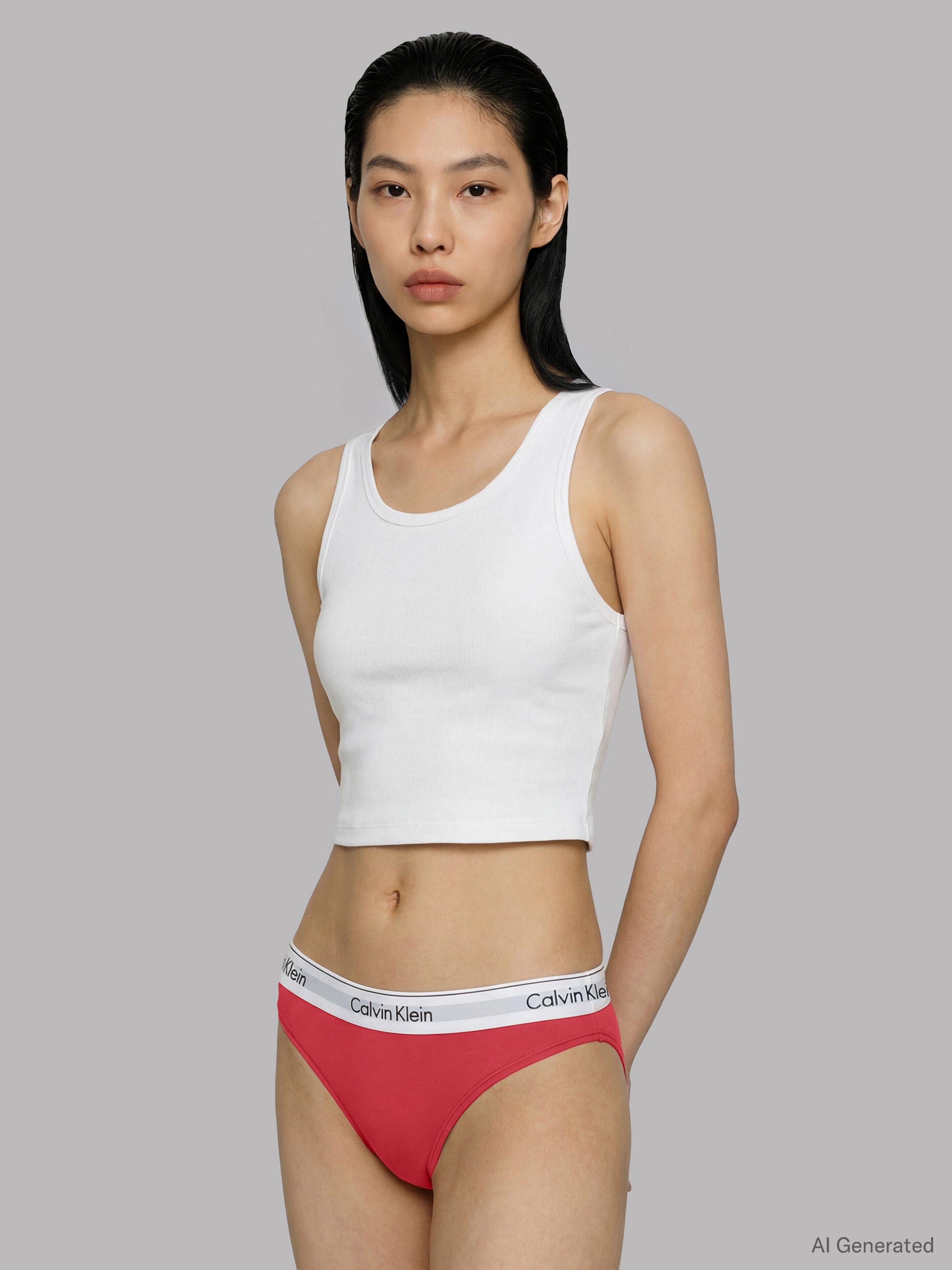 Calvin Klein Underwear Tanga THONG 2PK (Packung, 2er-Pack) Körpernahe Passform mit elastischem Bund