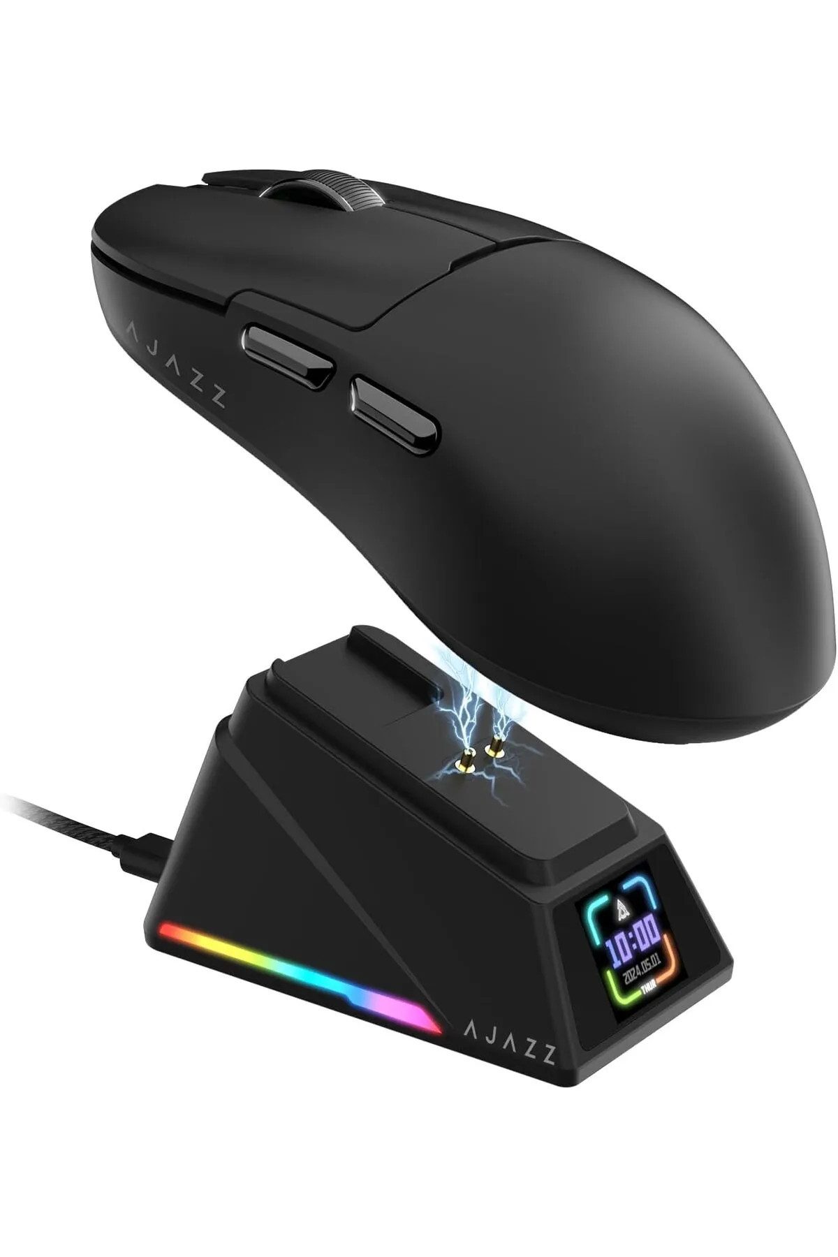 AJAZZ Gaming Mauspad AJAZZ AJ159 APEX Black PAW 3950 Gaming Maus