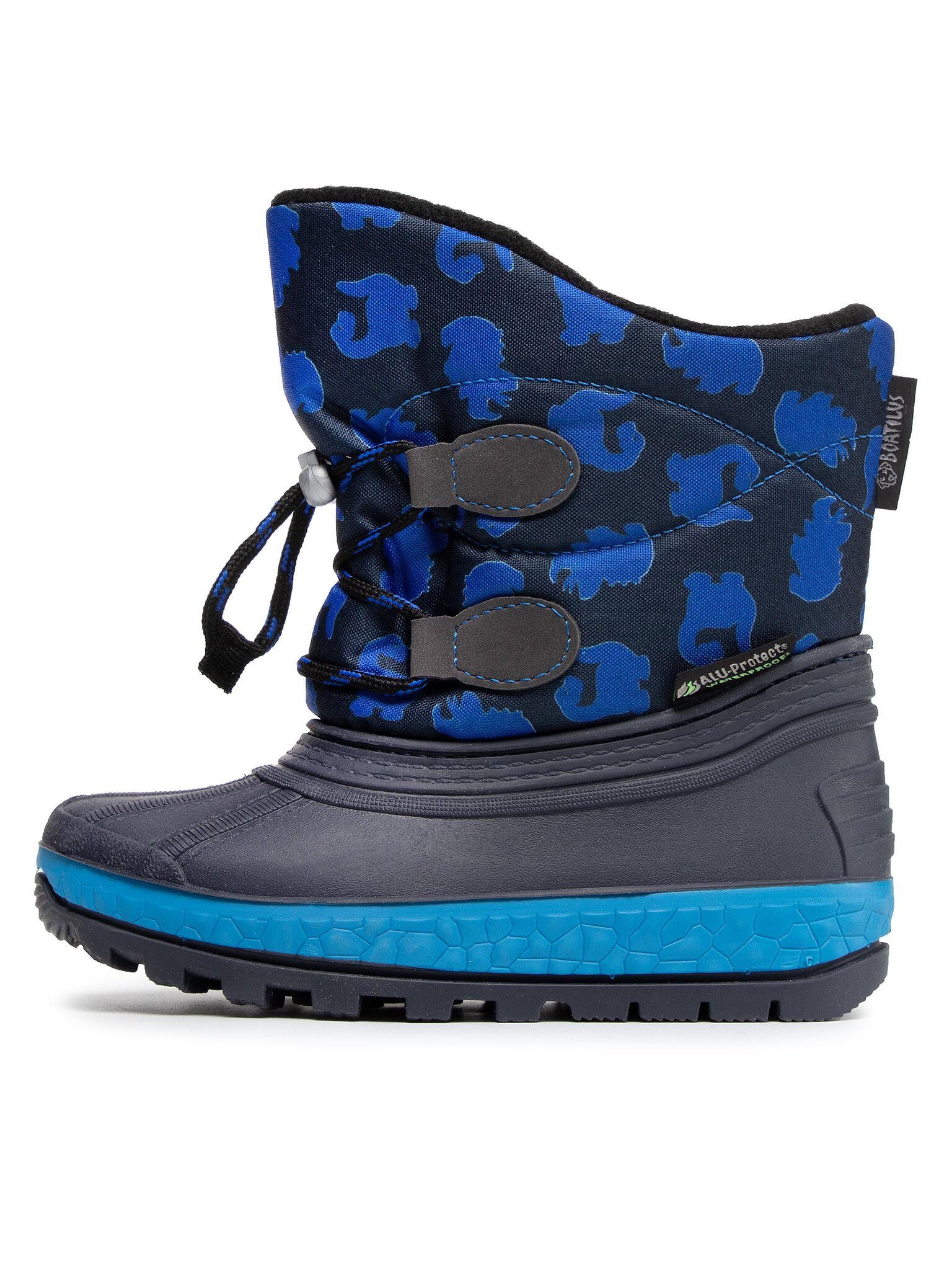 Boatilus Schneeschuhe Schneeschuhe Youth Joggy Sport Lace NJ09 VAR. 17ZT Navy Bb Dino