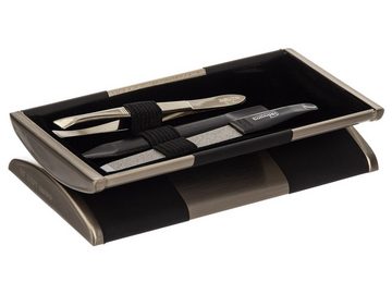 Davidts Maniküre-Etui 490312 travel Manicure de voyage Magic Box noir, 5 tlg., "Siena"