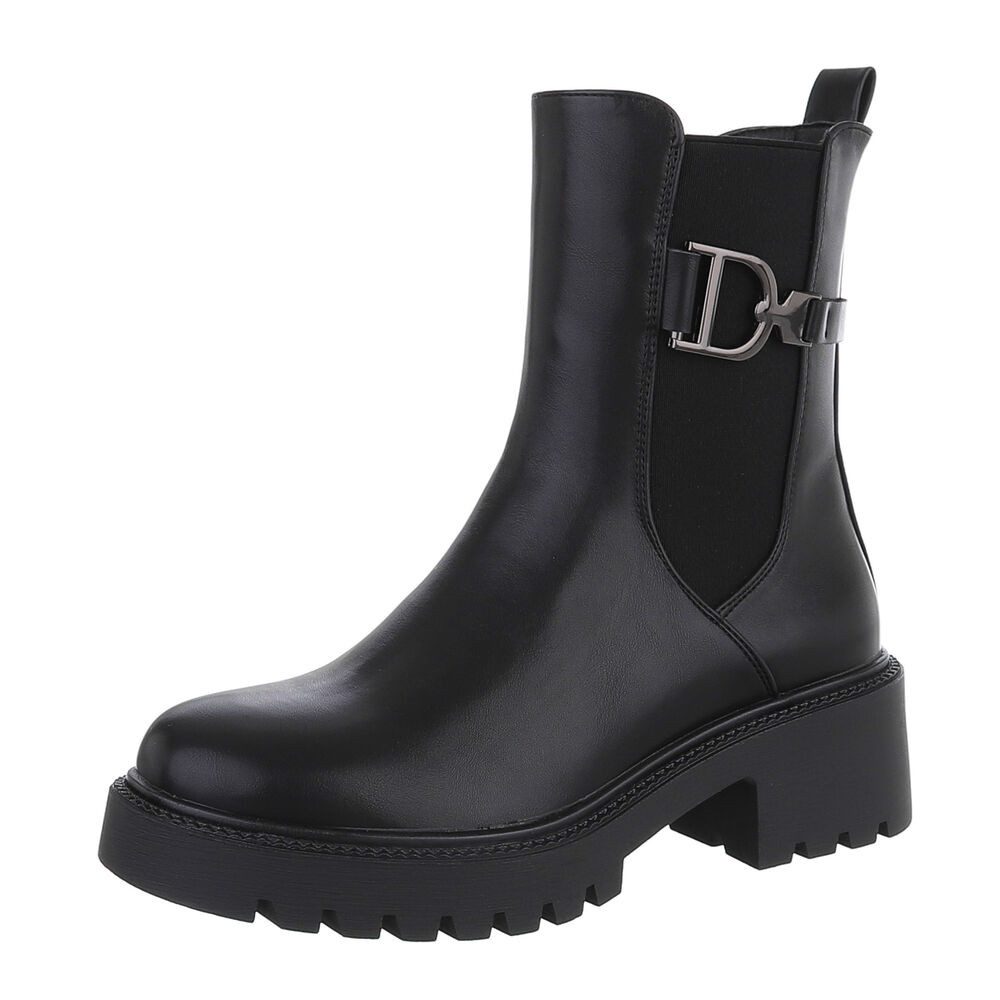 Ital-Design Damen Chelsea Freizeit Plateaustiefelette (87451943) günstig online kaufen
