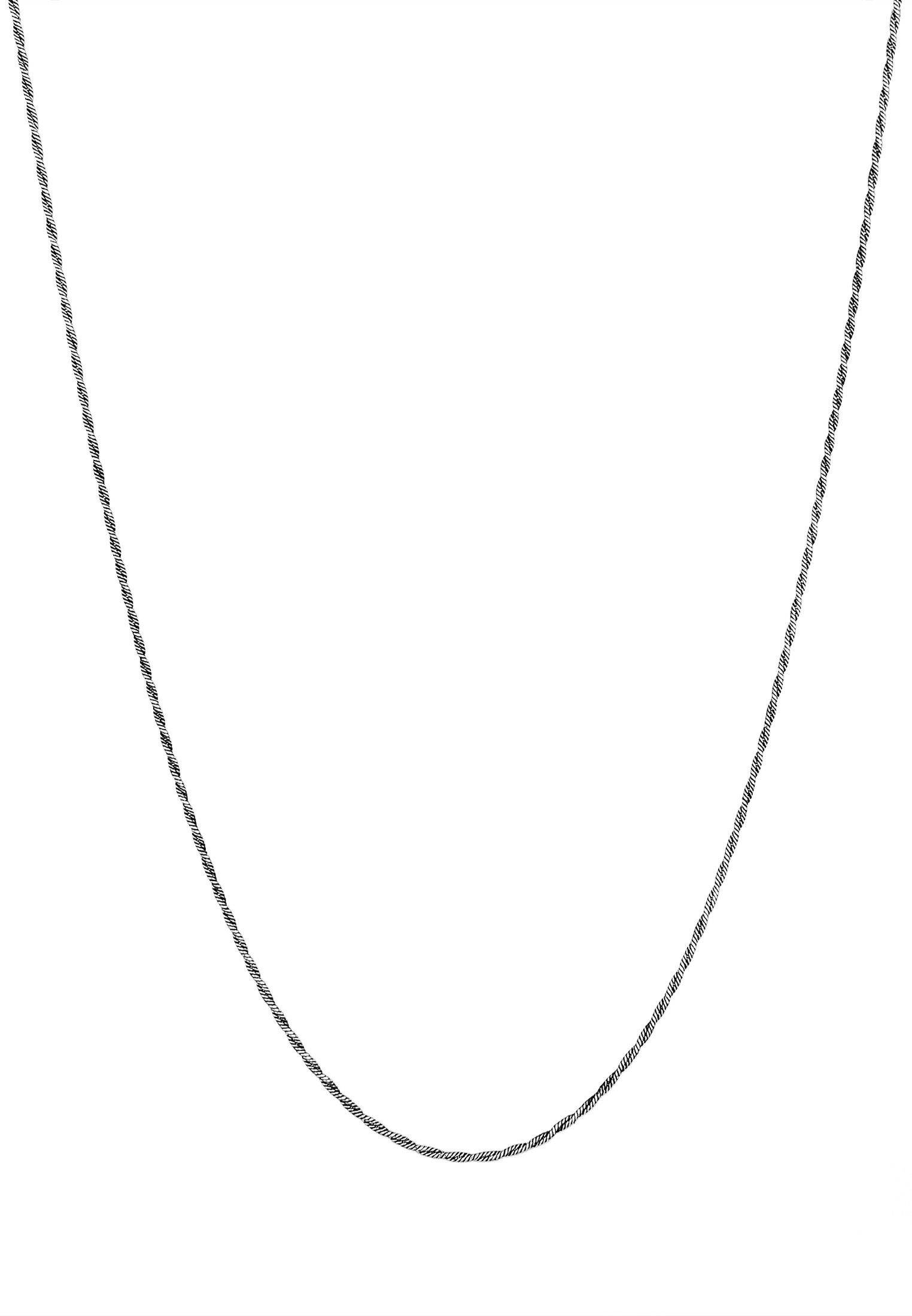 Kuzzoi Silberkette Herren Kordelkette Gedreht Twisted 925 Silber