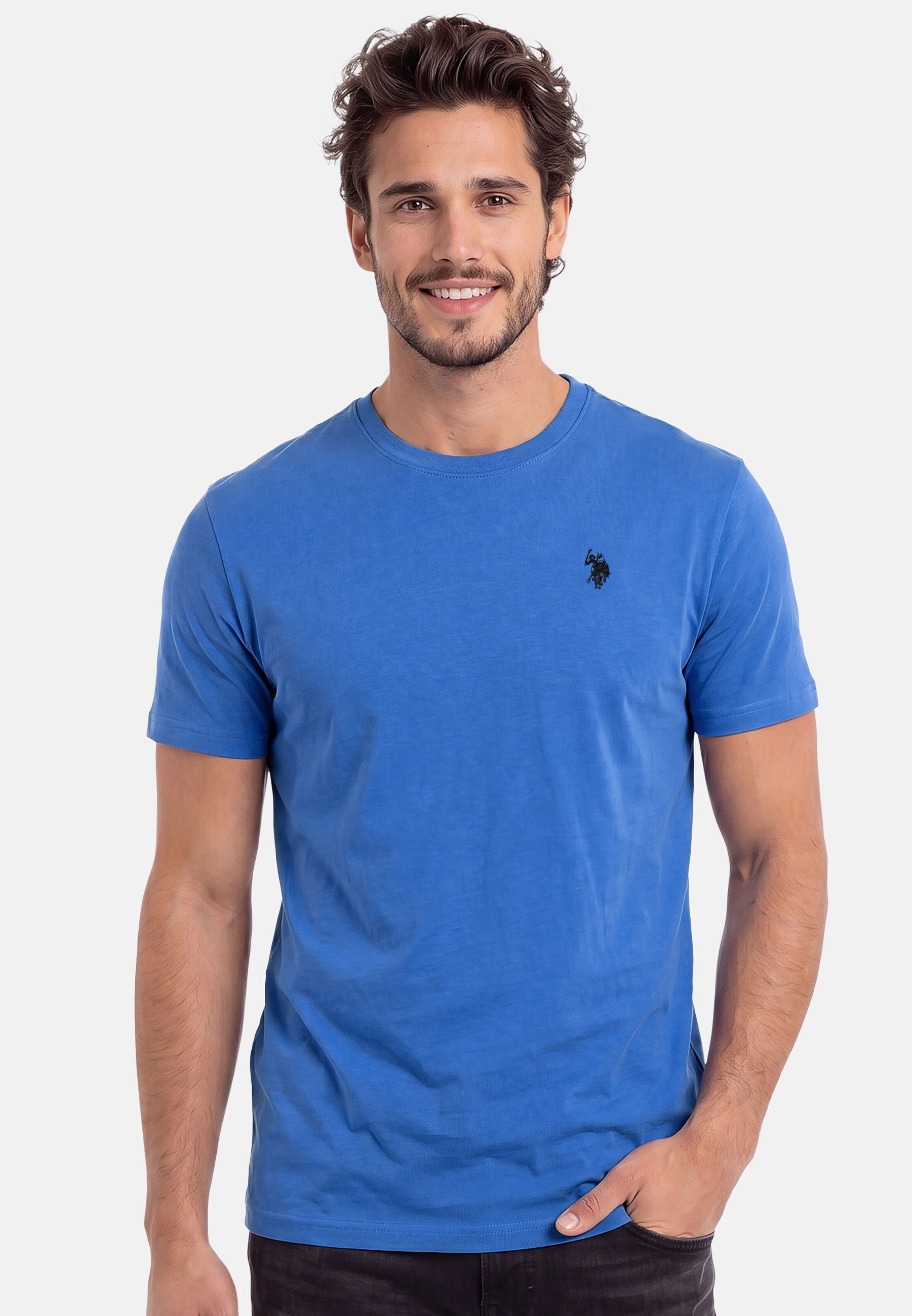 T-Shirt USNaash – Herren Basic Shirt aus 100 % Baumwolle
