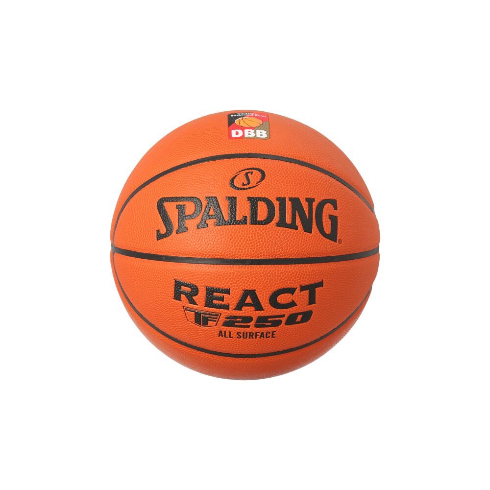 Spalding Basketball Basketball React TF 250 DBB, Für drinnen und draußen geeignet