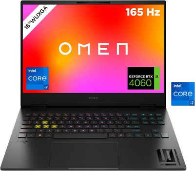 HP OMEN 16-u1073ng Gaming-Notebook (40,9 cm/16,1 Zoll, Intel Core i7 14700HX, GeForce RTX 4060, 1000 GB SSD)