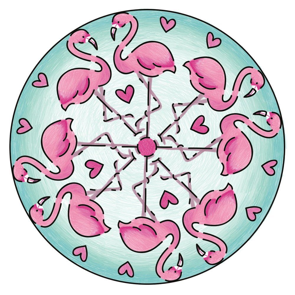 Ravensburger Mandala Ravensburger Creation Mandala Designer Mini Flamingo 28520