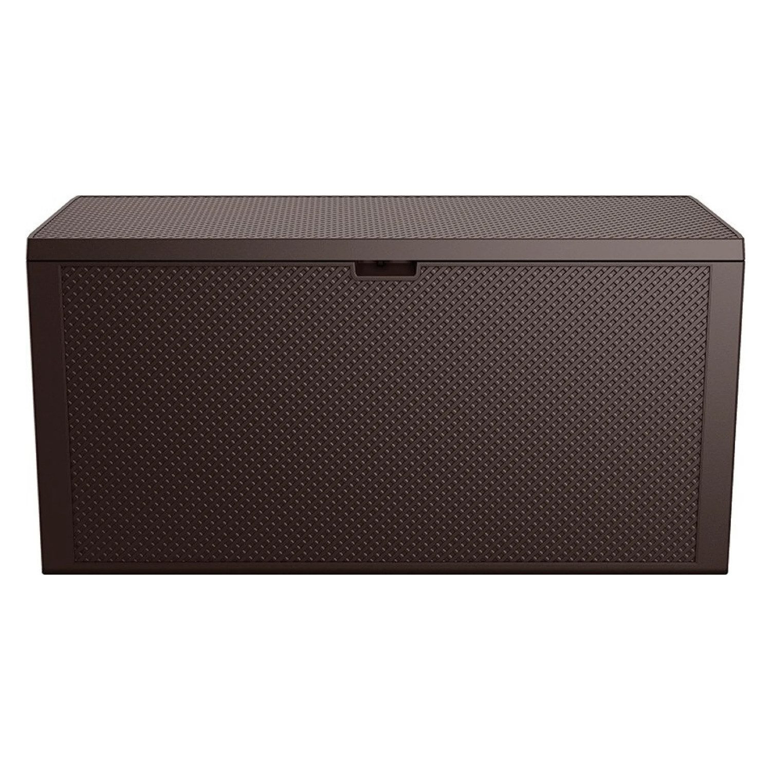 Keter Gartenbox Emily 277L Gartenkiste mit Rollen, Maximale Belastung des Deckels: 80 kg